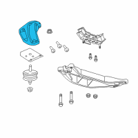 OEM Chevrolet SS Mount Bracket Diagram - 92290251