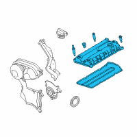 OEM 2013 Ford Fiesta Valve Cover Diagram - BE8Z6582C