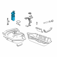 OEM 1999 Chevrolet Blazer Module Diagram - 19369950