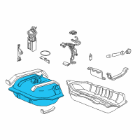 OEM 1991 Chevrolet S10 Blazer Tank, Fuel Diagram - 15659269