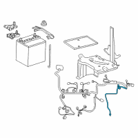 OEM 2009 Toyota Yaris Negative Cable Diagram - 82123-52270