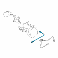 OEM BMW 850i Oxygen Sensor Diagram - 11-78-1-742-052