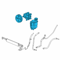 OEM 2014 Ram 3500 Pump-Power Steering Diagram - 68225509AC