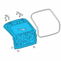 OEM Ford GATE ASY - LIFT Diagram - LJ6Z-7840010-A