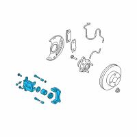 OEM 2008 Nissan Versa CALIPER Assembly-Front RH, W/O Pads Or SHIMS Diagram - 41001-JJ40A