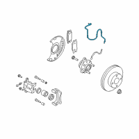 OEM 2007 Nissan Versa Sensor Assembly-Anti SKID, Front Diagram - 47910-ZR70A