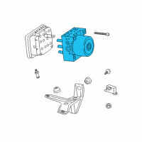 OEM 2019 Cadillac CTS ABS Control Unit Diagram - 84334607