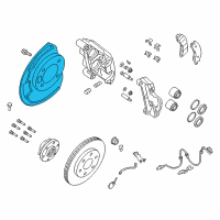 OEM 2014 Nissan Armada Plate-BAFFLE Diagram - 41151-ZV50A