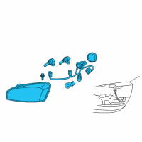 OEM 2005 Chevrolet Malibu Composite Headlamp Diagram - 15851372