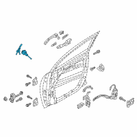 OEM 2019 Hyundai Tucson Door Key Sub Set, Left Diagram - 81970-D3A00