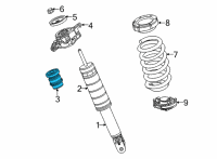 OEM Jeep Grand Cherokee L Rear Suspension Spring Diagram - 68420978AA