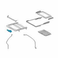 OEM Lexus Gear Sub-Assy, Sliding Roof Drive Diagram - 63260-48061