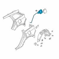 OEM Lincoln HOUSING - FUEL TANK FILLER PIP Diagram - LJ7Z-7827936-B