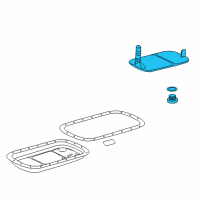 OEM 2006 Cadillac CTS Filter Kit, Automatic Transmission Fluid Diagram - 96042545