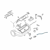 OEM 2002 Infiniti I35 Cable-Trunk Lid Opener Diagram - 84652-5Y80A