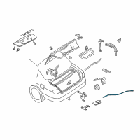 OEM Infiniti Cable-Trunk Lid Opener Diagram - 84652-5Y80A