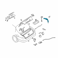 OEM Infiniti I35 Lock Cylinder Diagram - H4F60-2Y00A