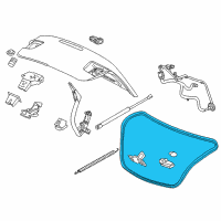 OEM 2015 Chevrolet Malibu Weatherstrip Diagram - 23133418