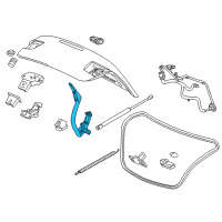 OEM Chevrolet Malibu Limited Hinge Diagram - 22912179