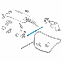 OEM 2016 Chevrolet Malibu Limited Support Strut Diagram - 25931322