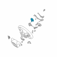 OEM 2019 Kia Sportage Switch Assembly-Steering Remote Diagram - 96720D9010