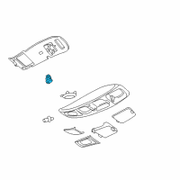 OEM 2009 Ford Explorer Sport Trac Window Switch Diagram - 7A2Z-14529-BA