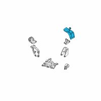 OEM 2006 Ford Focus Support Bracket Diagram - YS4Z-6028-DA