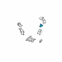 OEM 2006 Ford Focus Transmission Mount Bracket Diagram - 3S4Z-6E042-AF