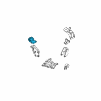 OEM Ford Focus Front Insulator Diagram - 3S4Z-6038-BA