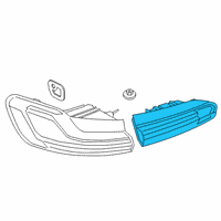 OEM 2021 BMW X4 Rear Light In Trunk Lid, Left Diagram - 63-21-7-433-799
