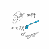 OEM Toyota Tundra Gear Shift Assembly Diagram - 33055-34020
