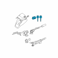 OEM 2008 Toyota Tundra Cylinder & Keys Diagram - 69057-0C020