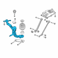 OEM Ram Rear Control Arm Assembly Diagram - 68263210AA