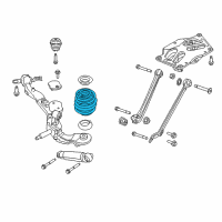 OEM 2016 Ram ProMaster City Suspension Spring Diagram - 68411480AA