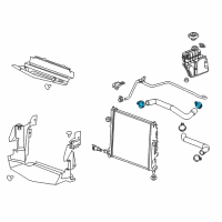 OEM Cadillac ATS Rear Hose Clamp Diagram - 11516234