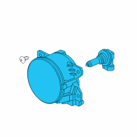 OEM 2019 Honda Civic Foglight, Front Left Diagram - 33950-T5R-A01