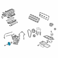 OEM 2006 Jeep Grand Cherokee DAMPER-CRANKSHAFT Diagram - 5037394AA