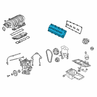 OEM Jeep Cover-Cylinder Head Diagram - 5037531AB