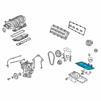 OEM 2010 Dodge Charger Gasket-Oil Pan Diagram - 5037636AB