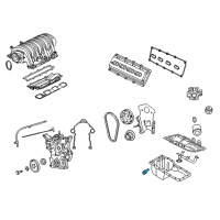 OEM 2013 Dodge Dart Oil Drain Plug Diagram - 6507741AA