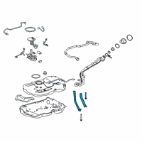 OEM 2020 Toyota RAV4 Tank Strap Diagram - 77602-0R040