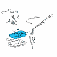 OEM 2020 Toyota RAV4 Fuel Tank Diagram - 77001-0R101