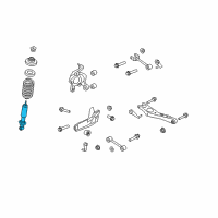 OEM 2010 Mercury Mountaineer Shock Diagram - 7L2Z-18125-BB