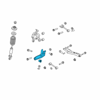 OEM Mercury Mountaineer Trailing Arm Diagram - 6L2Z-5500-AL