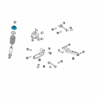 OEM Mercury Bracket Diagram - 6L2Z-18178-B