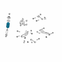 OEM 2010 Ford Explorer Coil Spring Diagram - 6L2Z-5560-BA