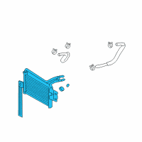 OEM 2009 Hyundai Veracruz Cooler Assembly-Oil Diagram - 25460-3J000