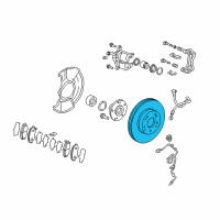 OEM 2019 Honda HR-V Disk, Front Brake Diagram - 45251-T8M-G01