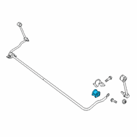 OEM Jeep Gladiator Stabilizer Bar Diagram - 68341433AB