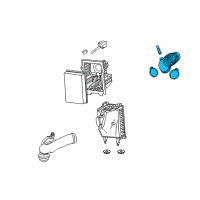 OEM Ford Escape Air Inlet Tube Diagram - 8L8Z-9B659-A